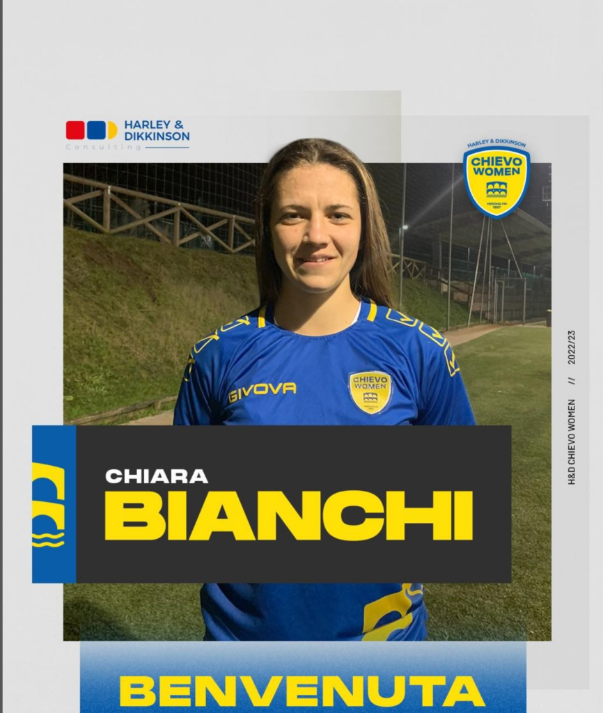 Chiara Bianchi si trasferisce al Chievo - Calcio Femminile Italia